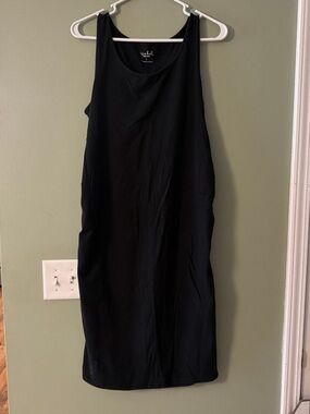 Isabel Maternity by Ingrid & Isabel Black Sleeveless Midi Dress